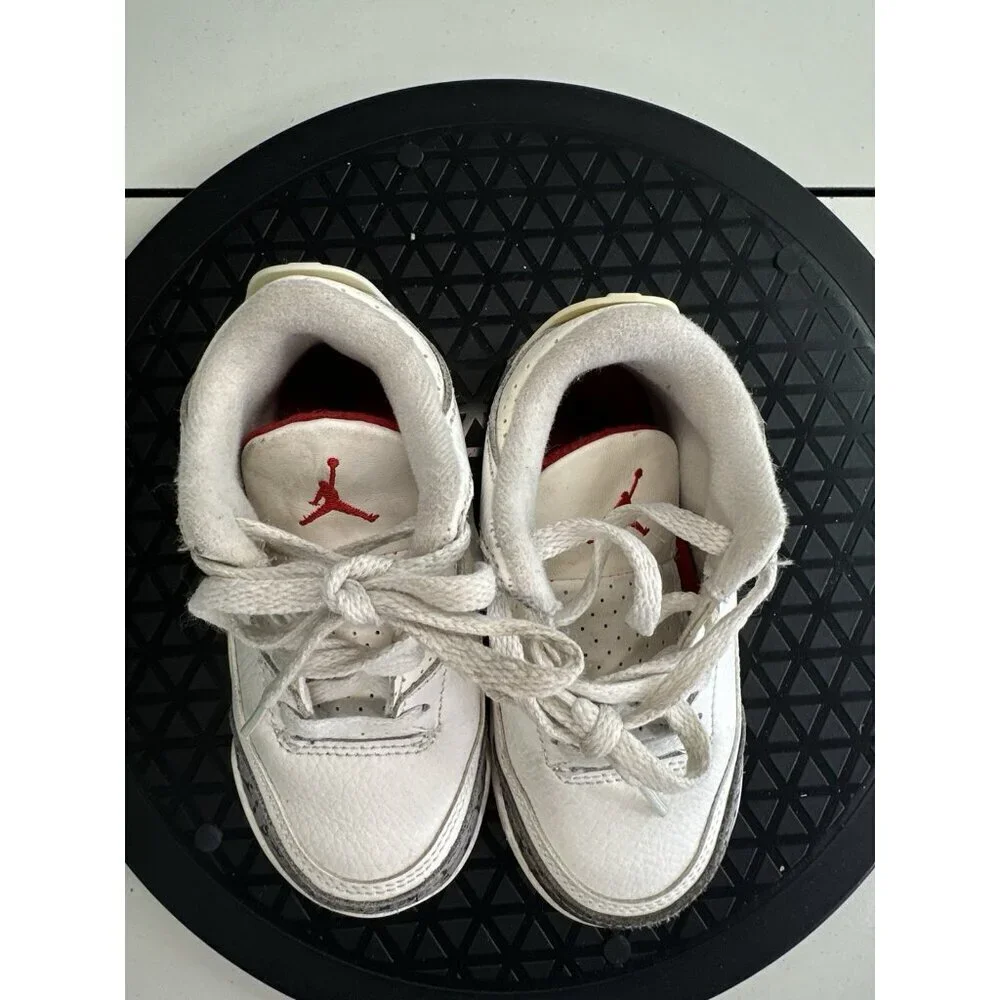 Air Jordan 3 Retro White Cement Reimagined TD Shoe Size 7c DM0968-100